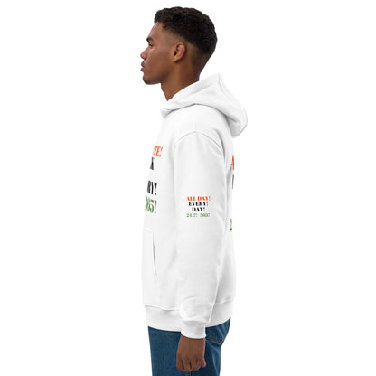 WE CELEBRATE BLACK HISTORY 24/7 Premium Eco Hoodie by SobG Designs