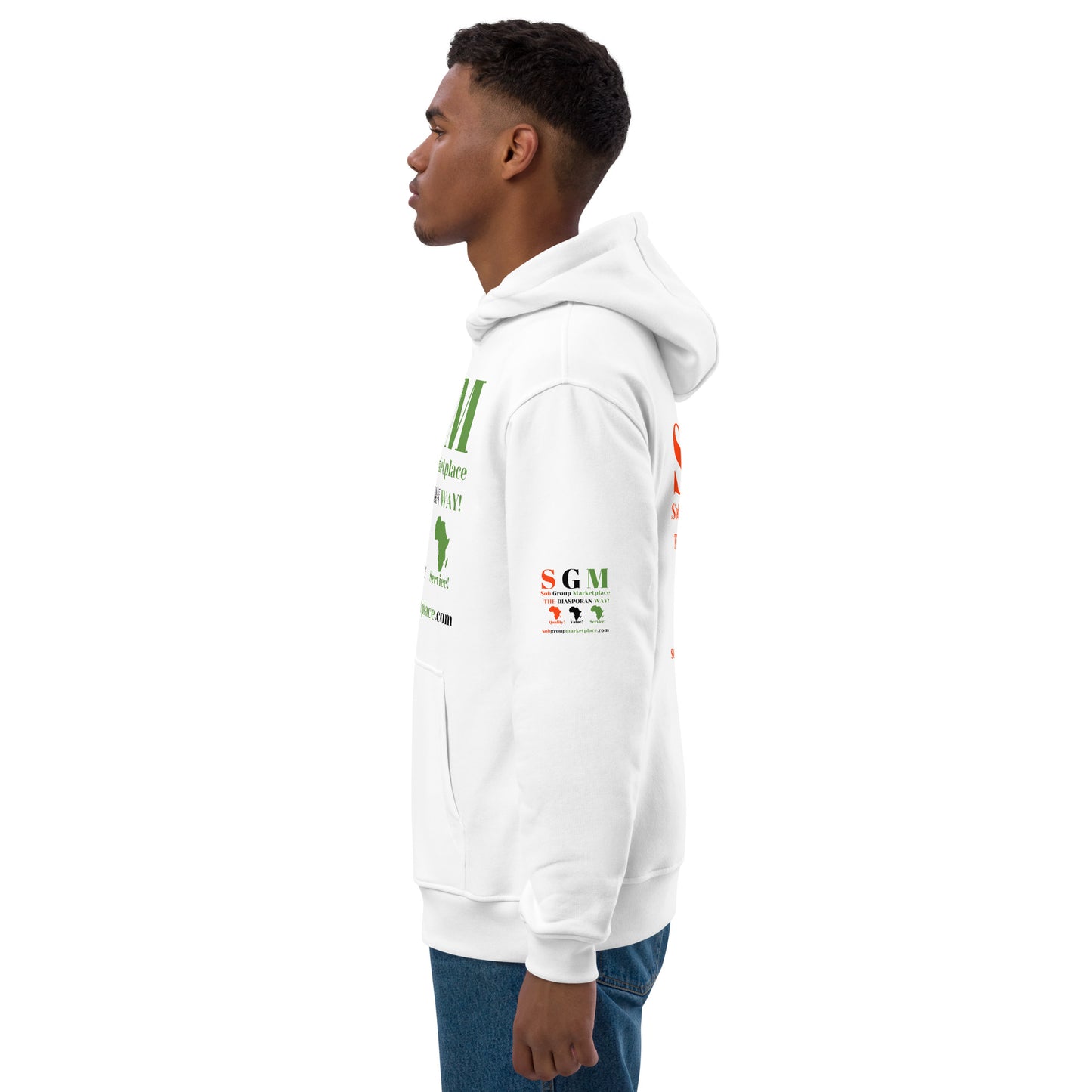 SGM LOGO Premium Eco Hoodie by SobG Designs