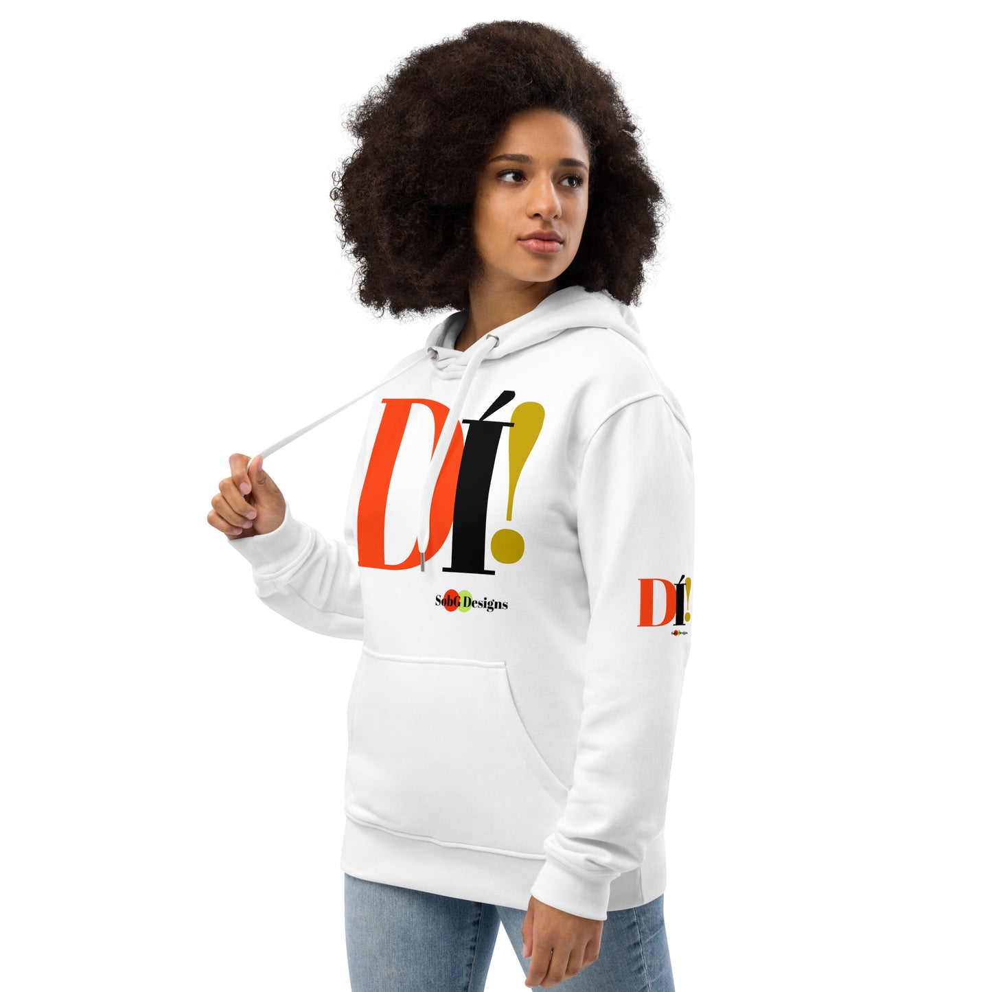 DI'! ( In Yoruba) Premium Eco Hoodie by SobG Designs