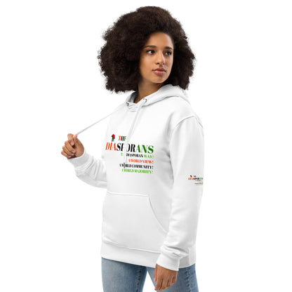 THE DIASPORANS Premium Eco Hoodie by SobG Designs