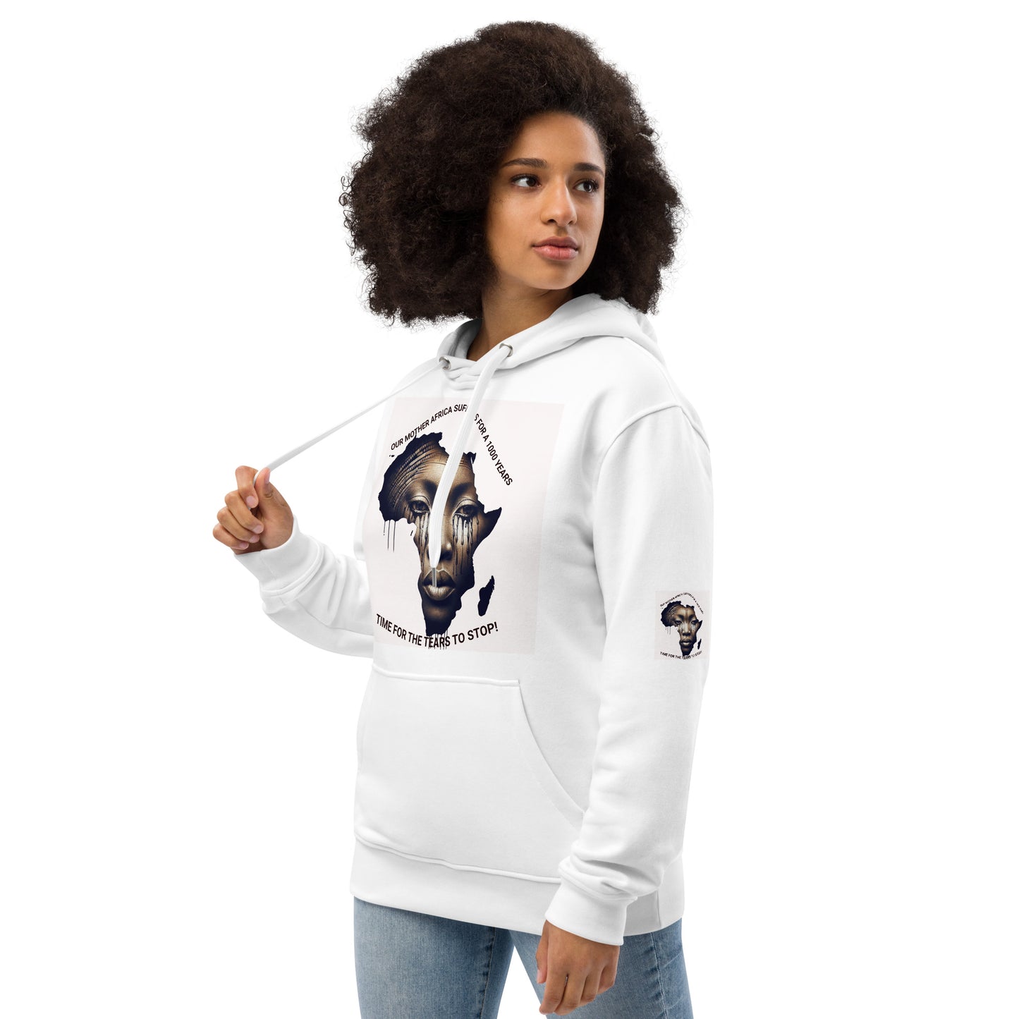 OUR MOTHER AFRICA Premium Eco Hoodie by SobG Designs