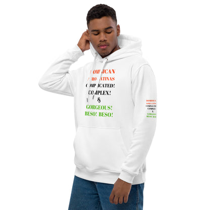 DOMINICAN AFRO-LATINAS COMPLICATED COMPLEX & GORGEOUS BESO BESO Premium Eco Hoodie by SobG Designs