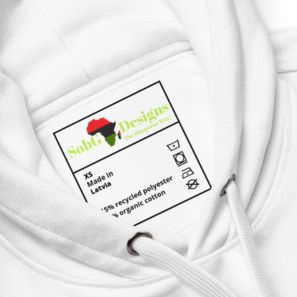 AFRICANA BEAUTY Premium Eco Hoodie by SobG Designs