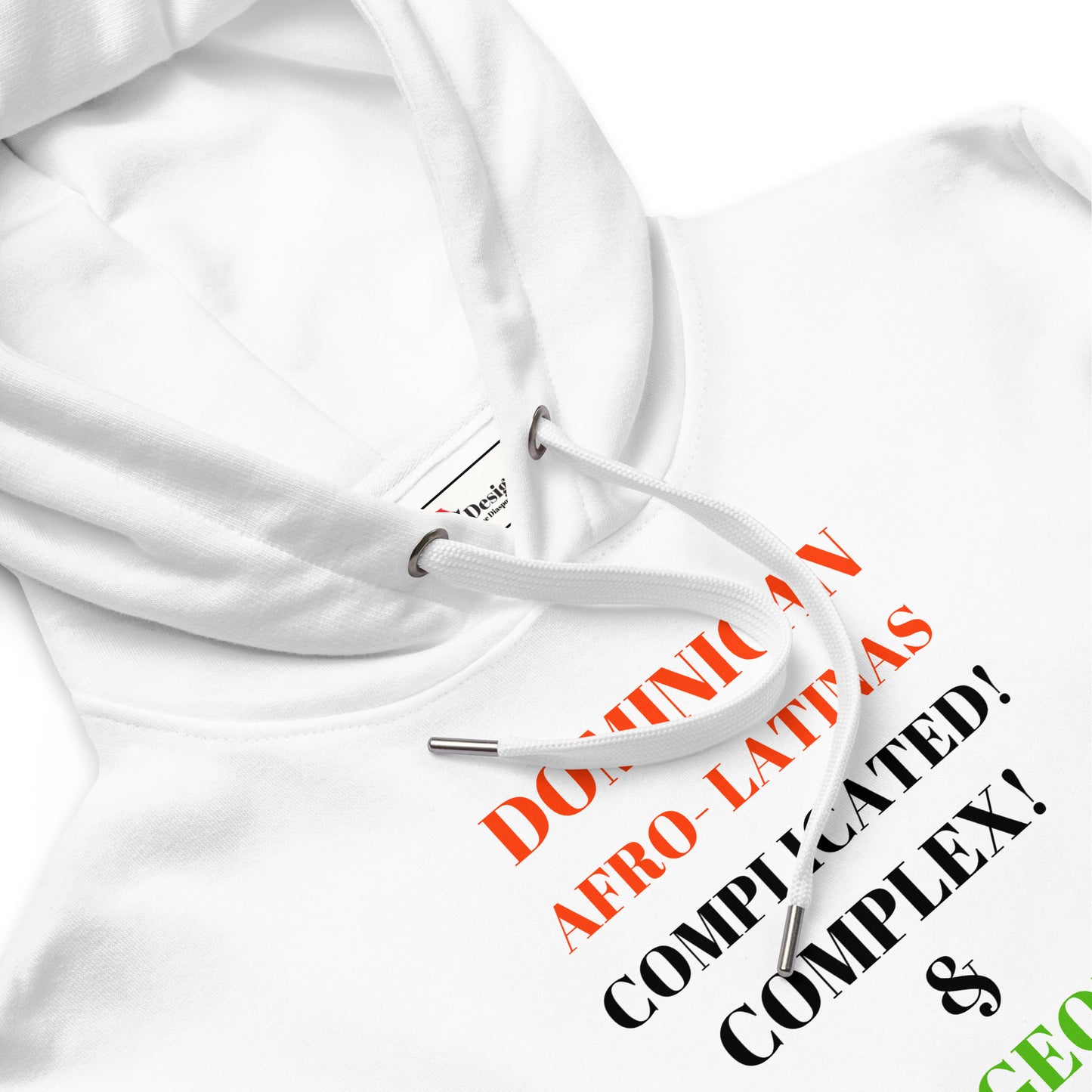 DOMINICAN AFRO-LATINAS COMPLICATED COMPLEX & GORGEOUS BESO BESO Premium Eco Hoodie by SobG Designs