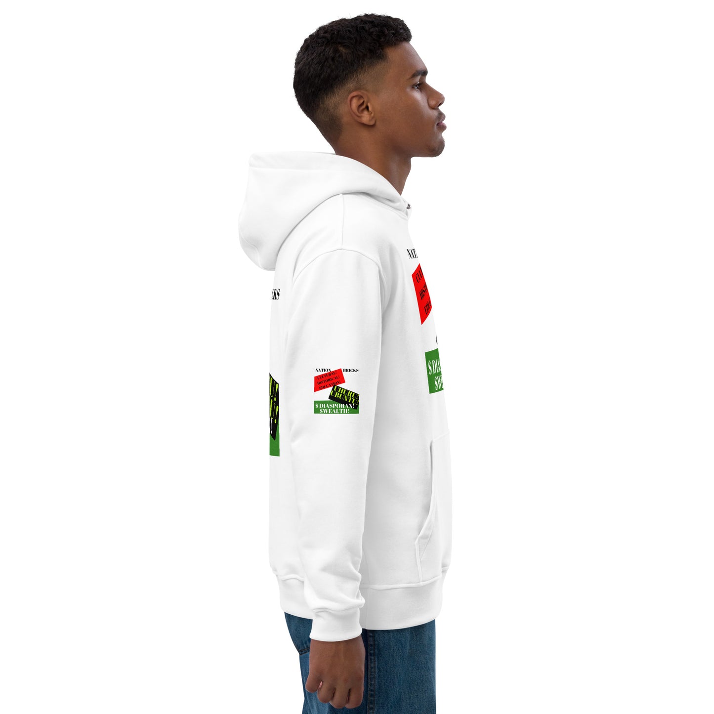 NATION BRICKS Unisex Premium Eco Hoodie by SobG Designs