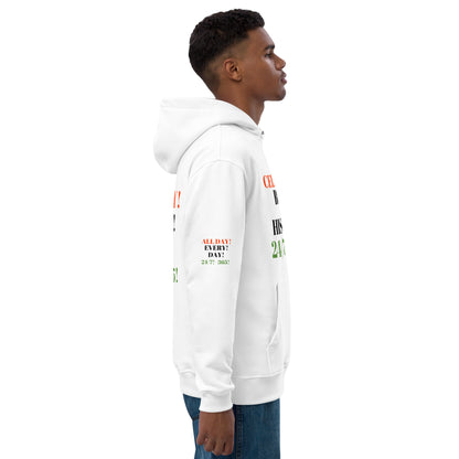 WE CELEBRATE BLACK HISTORY 24/7 Premium Eco Hoodie by SobG Designs