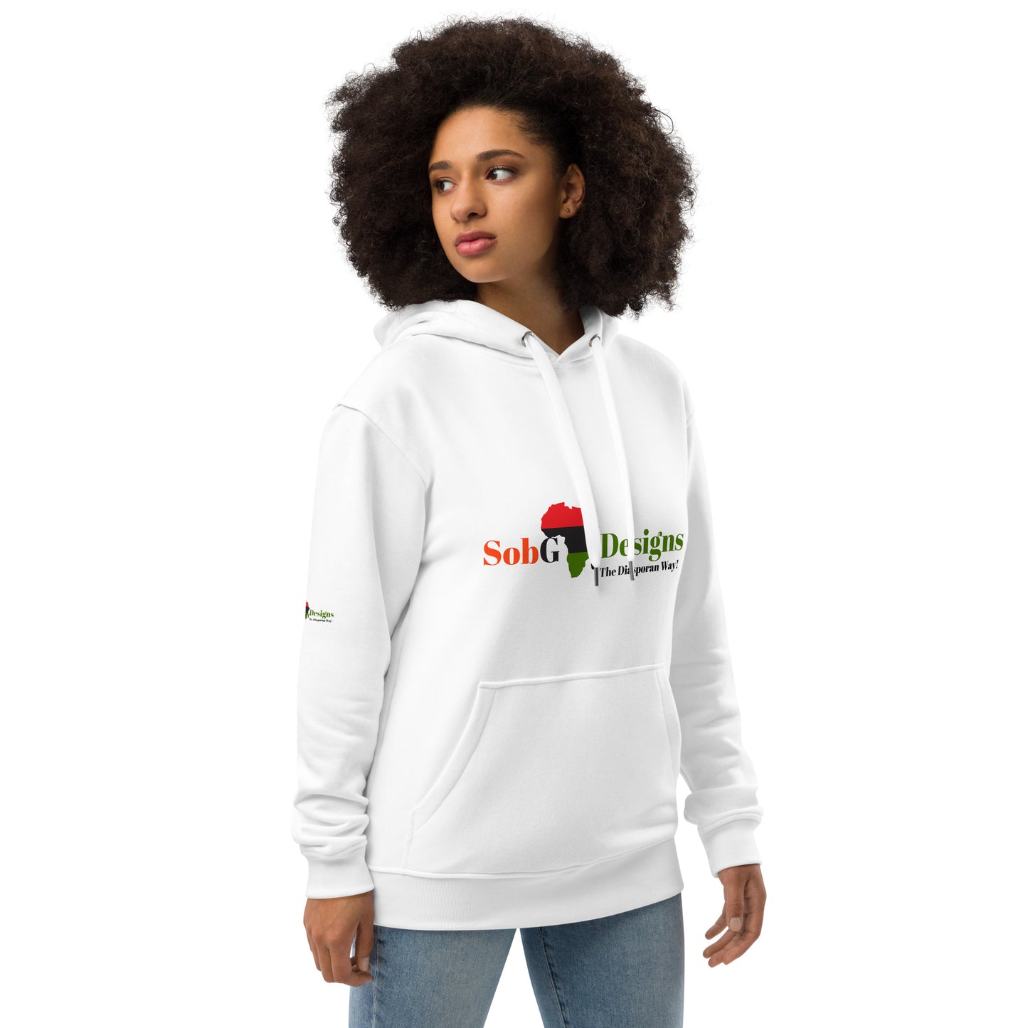 SOBG DESIGNS LOGO Premium Eco Hoodie by SobG Designs