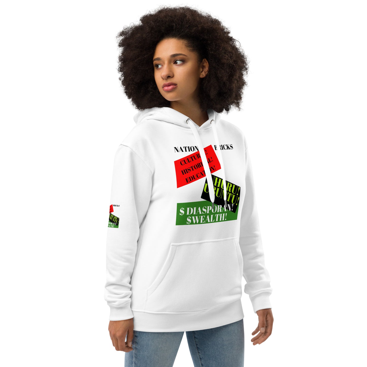 NATION BRICKS Unisex Premium Eco Hoodie by SobG Designs