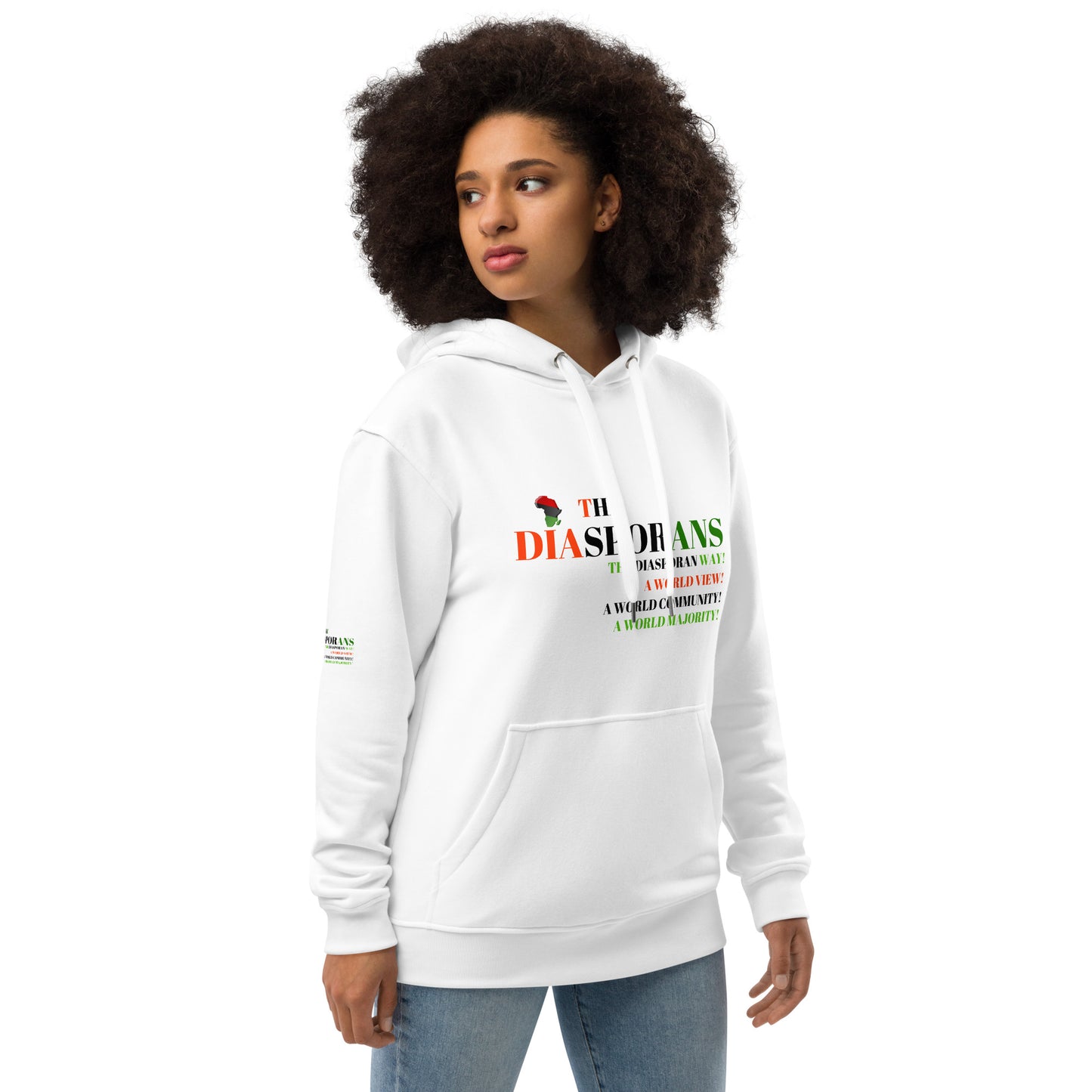 THE DIASPORANS Premium Eco Hoodie by SobG Designs