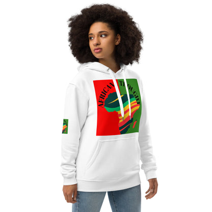 AFRICANA THOUGHT Premium Eco Hoodie by SobG Designs