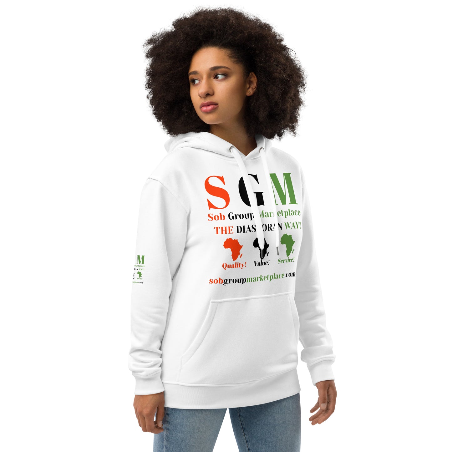 SGM LOGO Premium Eco Hoodie by SobG Designs