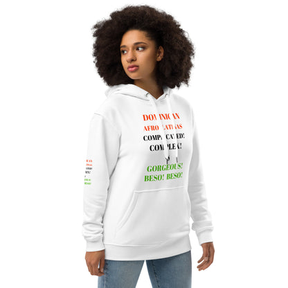 DOMINICAN AFRO-LATINAS COMPLICATED COMPLEX & GORGEOUS BESO BESO Premium Eco Hoodie by SobG Designs