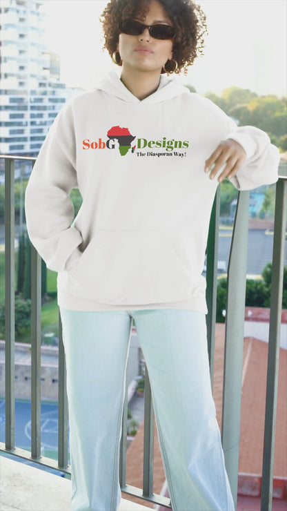 SOBG DESIGNS LOGO Premium Eco Hoodie by SobG Designs