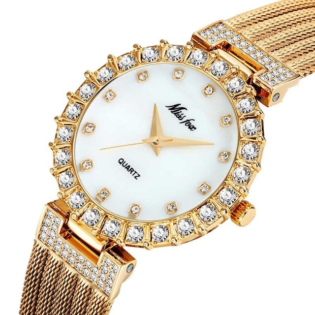 Women Watches Luxury Brand Watch Bracelet Waterproof Big Lab Diamond Ladies Wrist Watches For Women Quartz Clock Hours-5