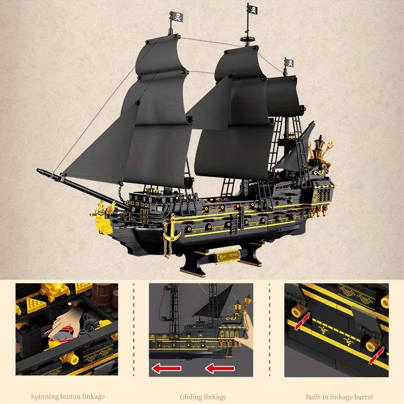 Pirate Ship Building Blocks Toy Set-3