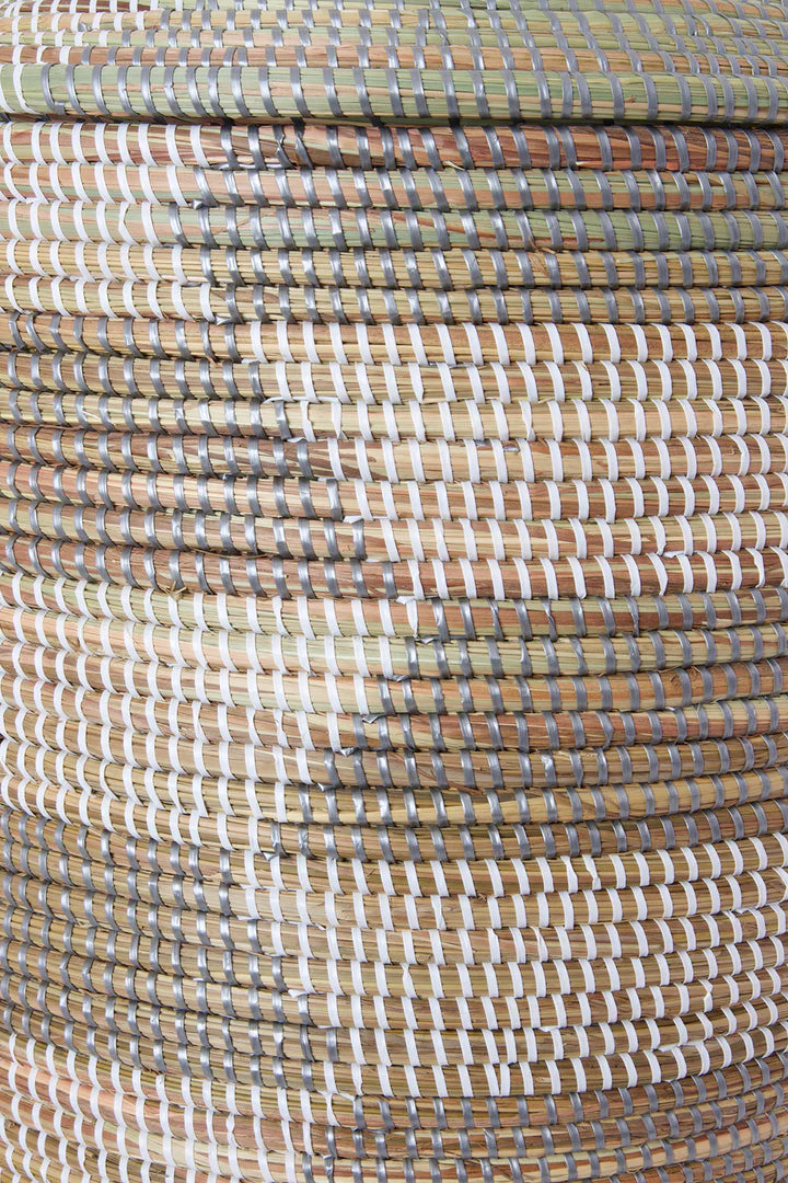 2 Medium Silver and White Prayer Mat Hamper