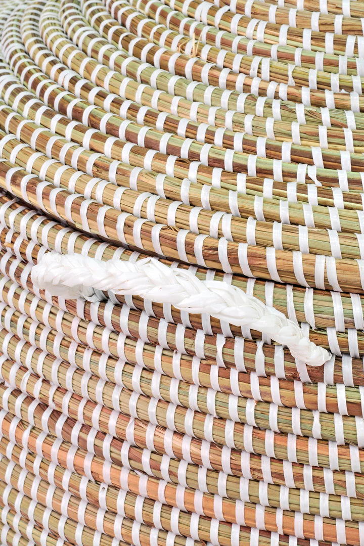 2 Large Solid White African Prayer Mat Hamper