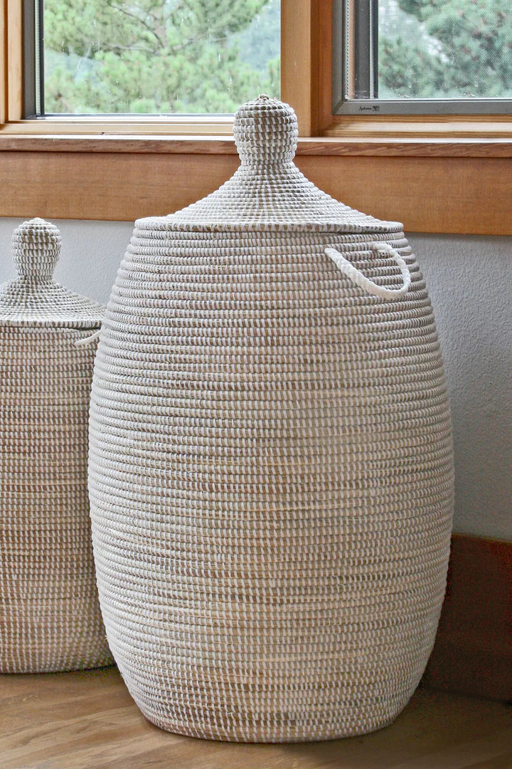 2 Large Solid White African Prayer Mat Hamper