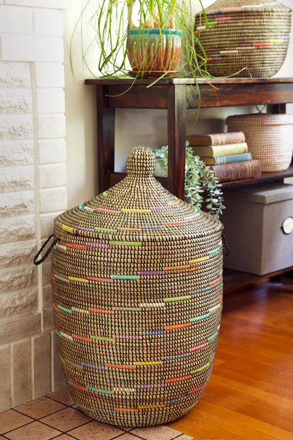 2 Sable Swirl Large Laundry Hamper Basket