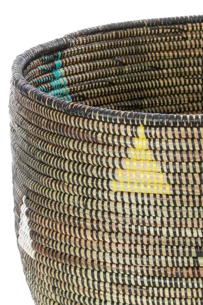 Teranga Triangles Knitting Basket Set of (3) from Senegal