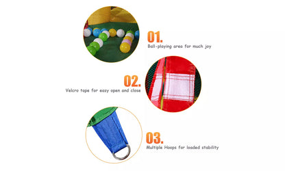 Mighty Inflatable 5-in-1 Bounce House Castle Jumper Moonwalk Bouncer