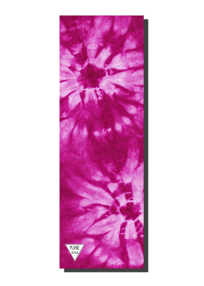 Yoga Mat | 6mm Thick | Pink Tie Dye | Non-Slip | Eco Friendly | Yune Yoga | Elan-0