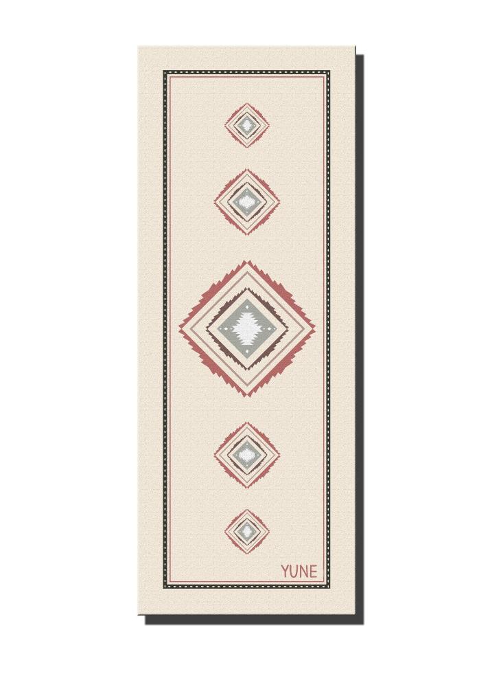 Yoga Mat | 6mm Thick | Beige| Non-Slip | Eco Friendly | Yune Yoga | Simone-0