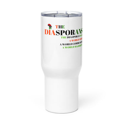 THE DIASPORAN Travel Mug with a Handle by SobG Designs