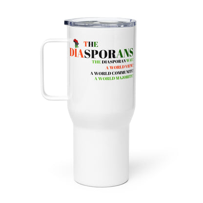 THE DIASPORAN Travel Mug with a Handle by SobG Designs