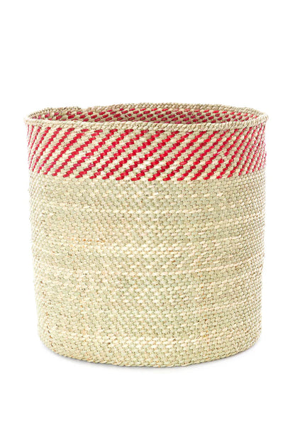 Berry and Natural Kupanda Iringa Basket - Medium, Set of (4)