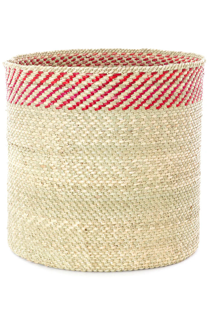 Berry and Natural Kupanda Iringa Basket - Large (Set of 4)