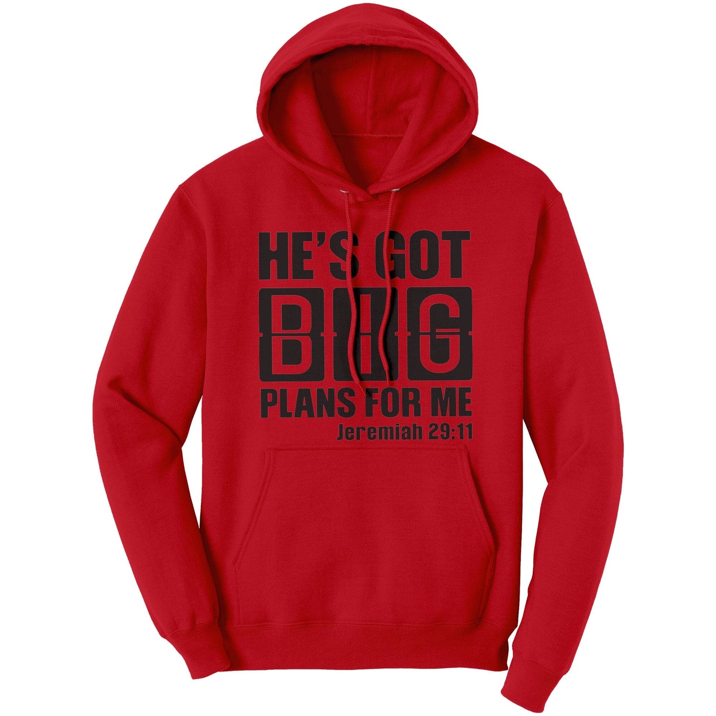 Graphic Hoodie Sweatshirt - He’s Got Big Plans for me Hooded Shirt-2