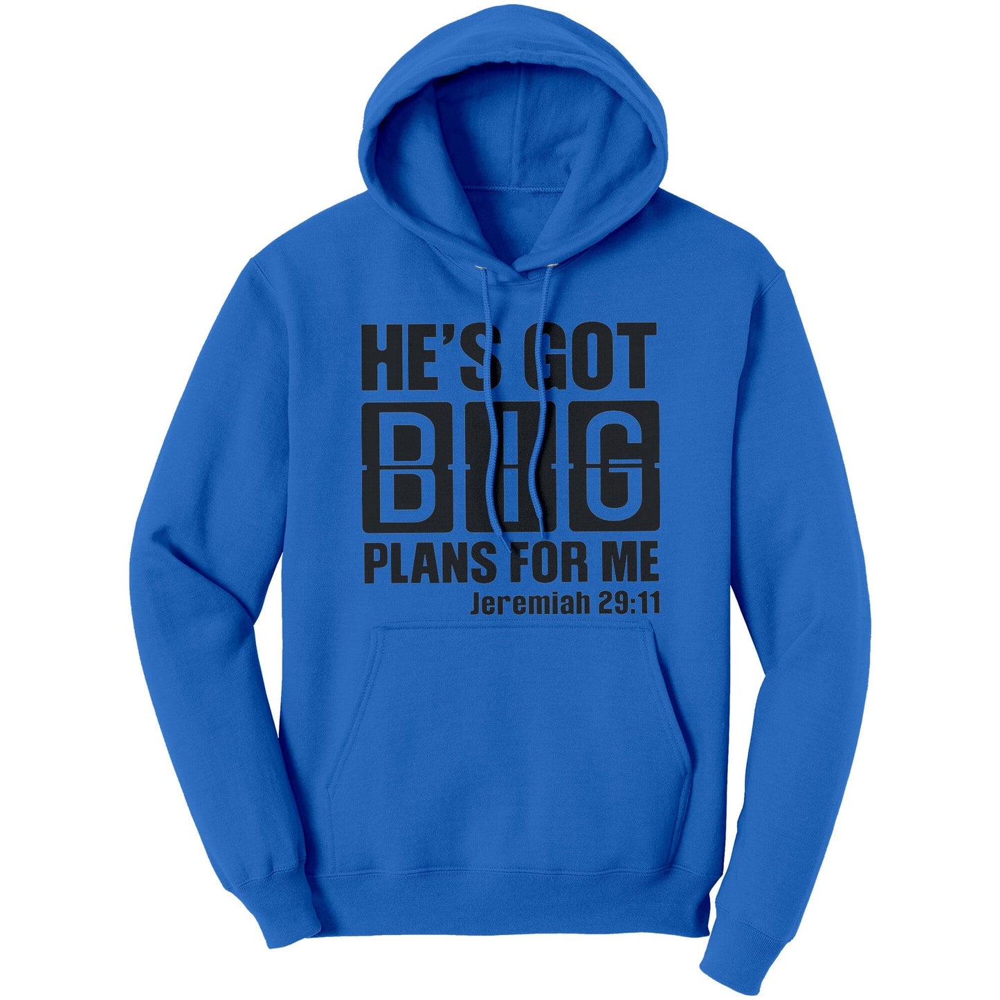 Graphic Hoodie Sweatshirt - He’s Got Big Plans for me Hooded Shirt-3
