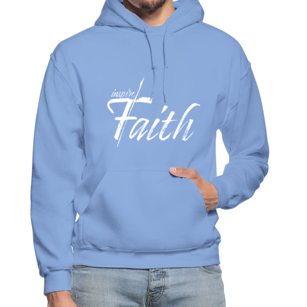 Mens Hoodie - Pullover Hooded Sweatshirt - Graphic/inspire Faith-1
