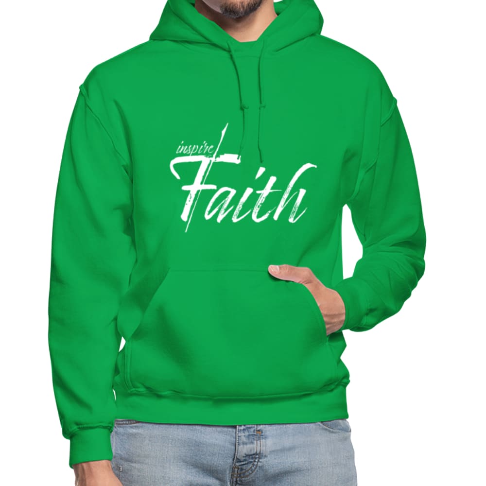 Mens Hoodie - Pullover Hooded Sweatshirt - Graphic/inspire Faith-6