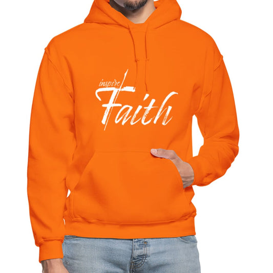 Mens Hoodie - Pullover Hooded Sweatshirt - Graphic/inspire Faith-10