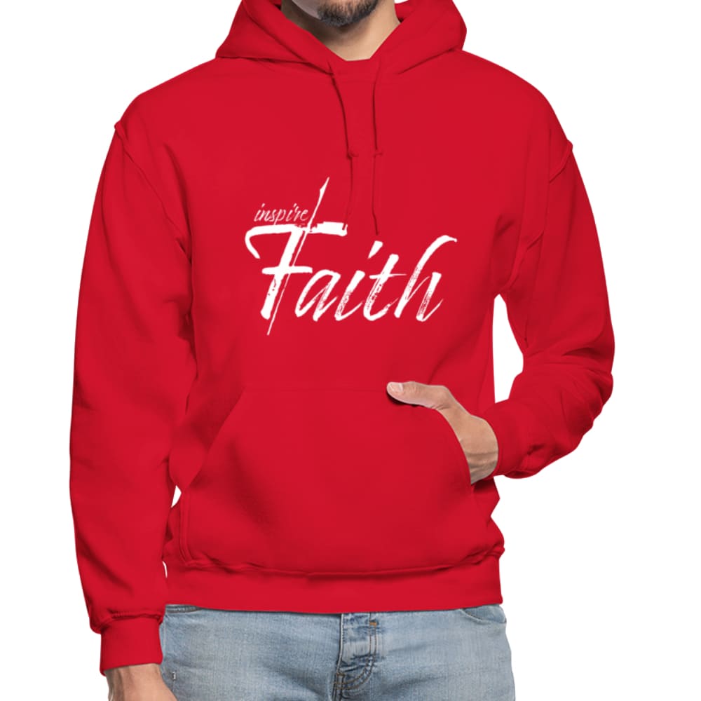 Mens Hoodie - Pullover Hooded Sweatshirt - Graphic/inspire Faith-11