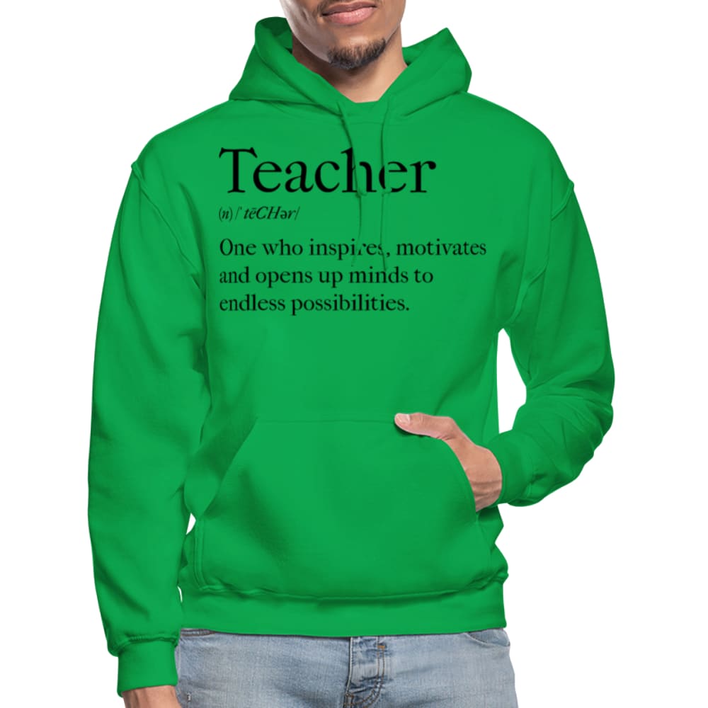 Mens Hoodie - Pullover Hooded Sweatshirt - Graphic/teachers Inspire-5