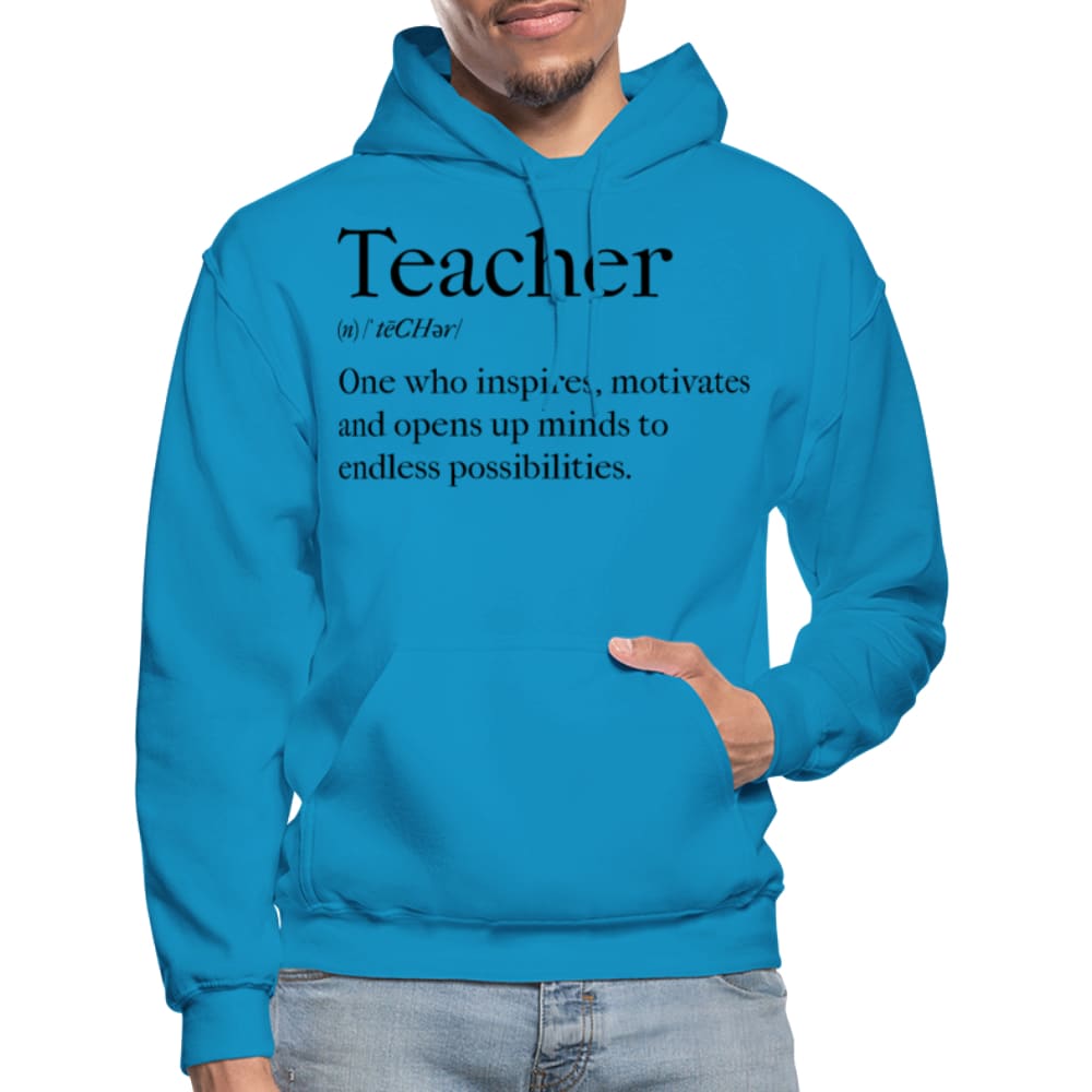 Mens Hoodie - Pullover Hooded Sweatshirt - Graphic/teachers Inspire-3