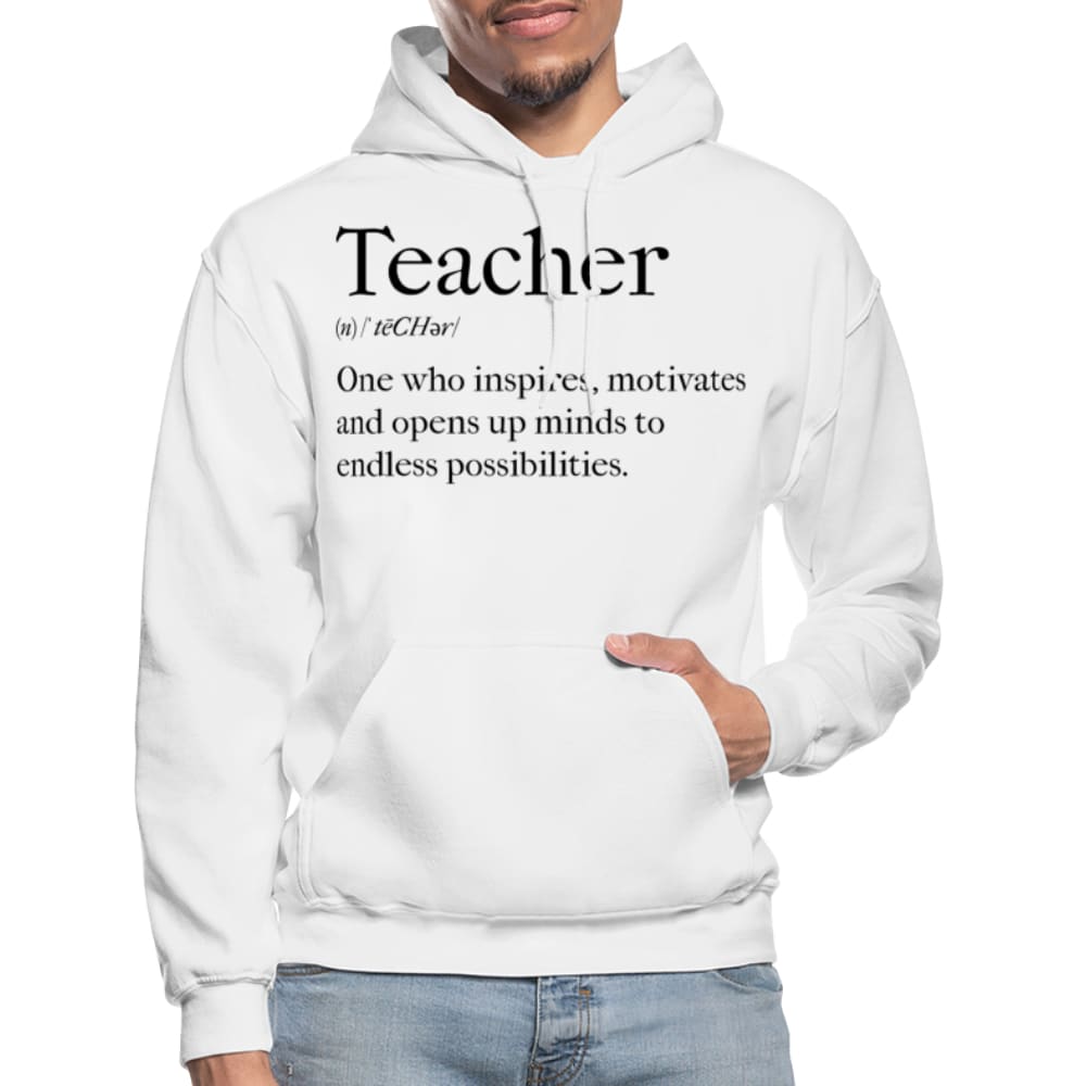Mens Hoodie - Pullover Hooded Sweatshirt - Graphic/teachers Inspire-0