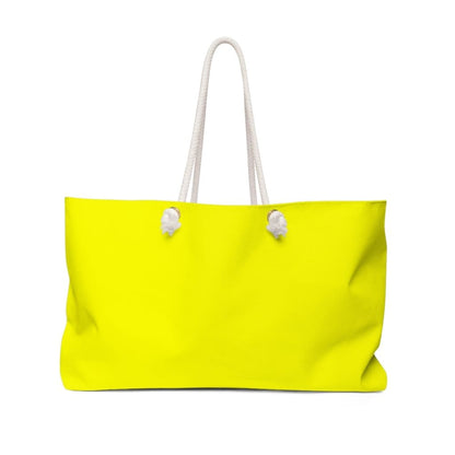 Weekender Tote Bag - Bright Yellow-0