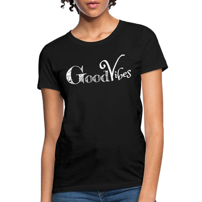 Womens T-shirt - Good Vibes Graphic Tee-3