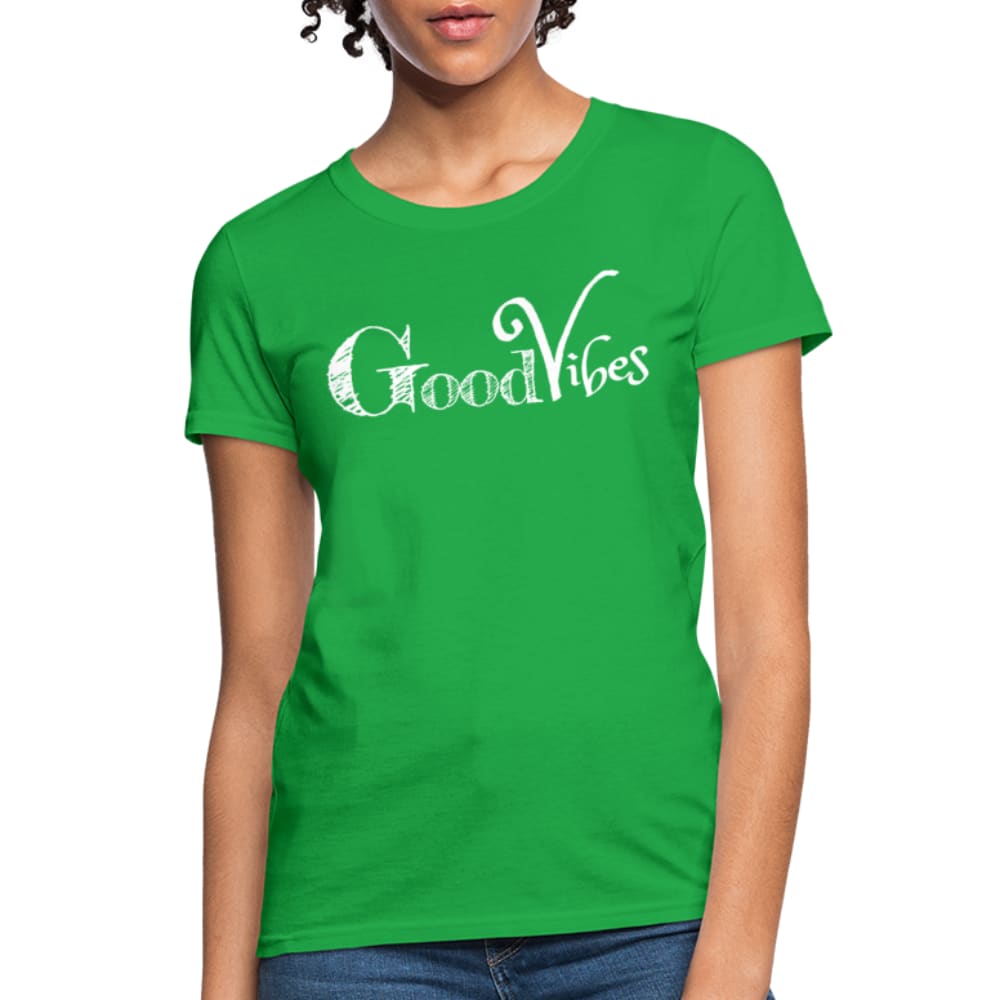 Womens T-shirt - Good Vibes Graphic Tee-2