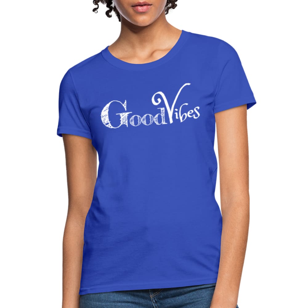Womens T-shirt - Good Vibes Graphic Tee-4