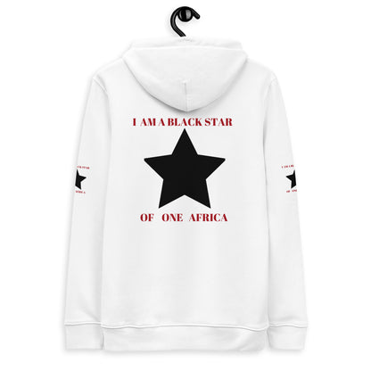 I AM A BLACK STAR Unisex Essential Eco Hoodie by SobG Designs
