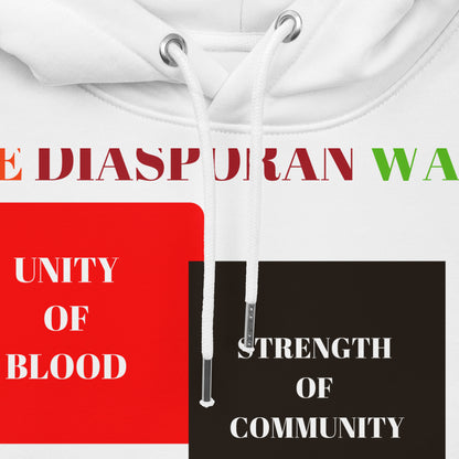 RED, BLACK, GREEN COLORS MEAN Unisex Essential Eco Hoodie by SobG Designs