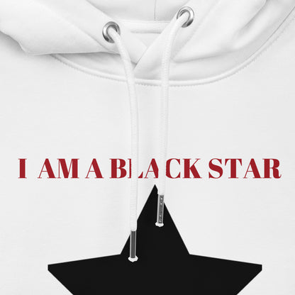I AM A BLACK STAR Unisex Essential Eco Hoodie by SobG Designs