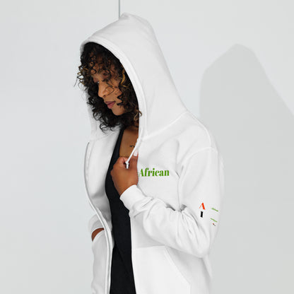 AI = African Intelligence Unisex Heavy Blend Zip Hoodie by SobG Designs