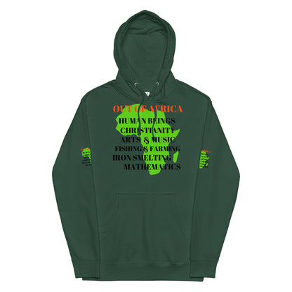 OUT OF AFRICA Unisex Midweight Hoodie by SobG Designs