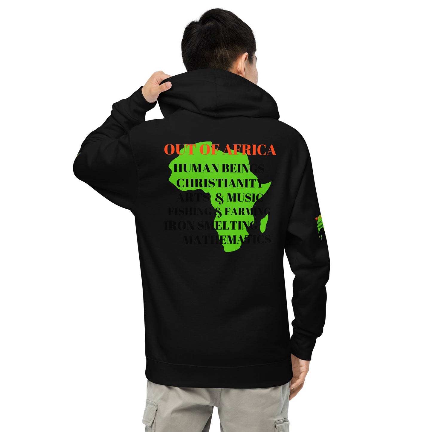 OUT OF AFRICA Unisex Midweight Hoodie by SobG Designs
